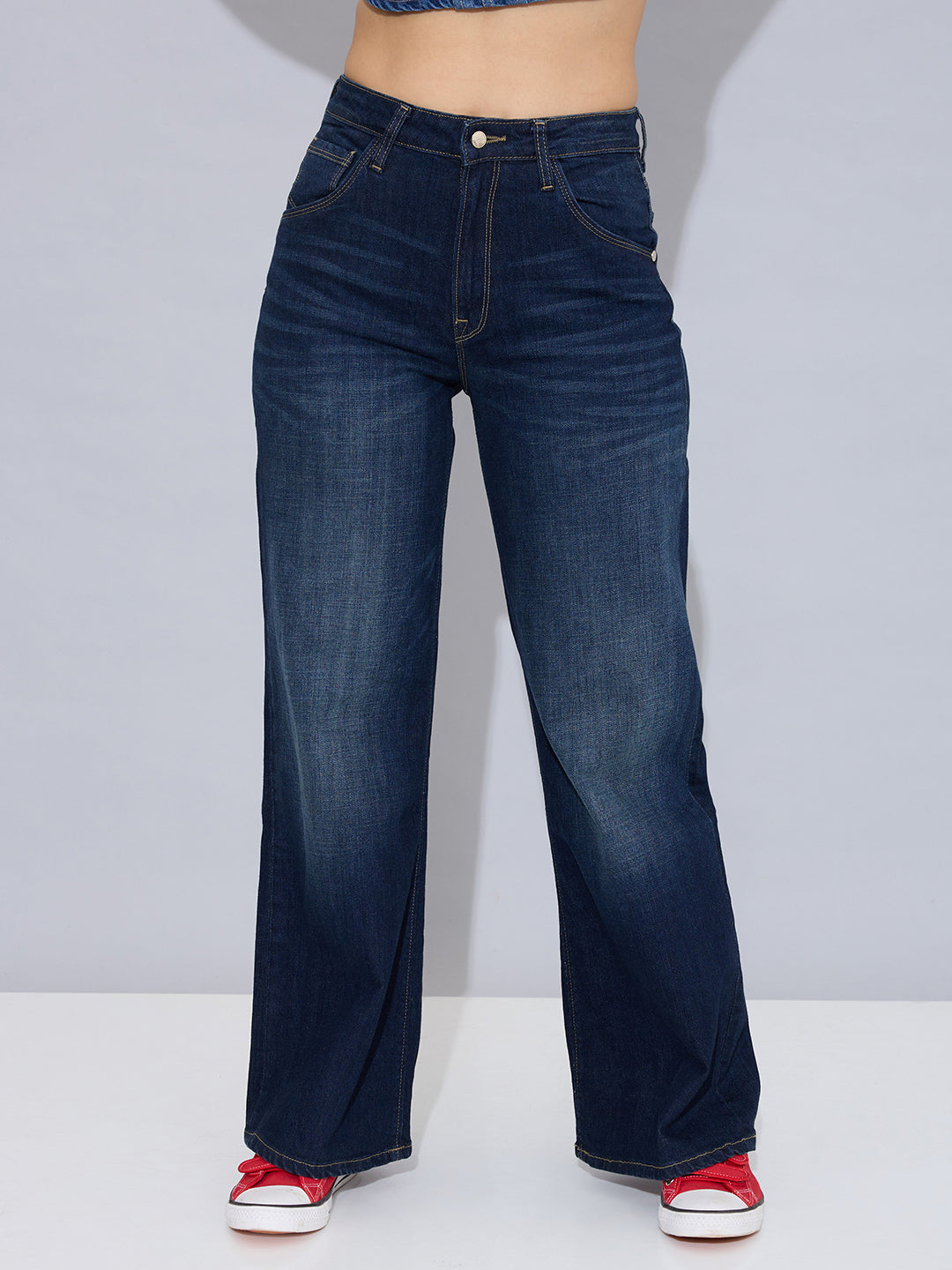 Starry Night Fit & Flare Jeans