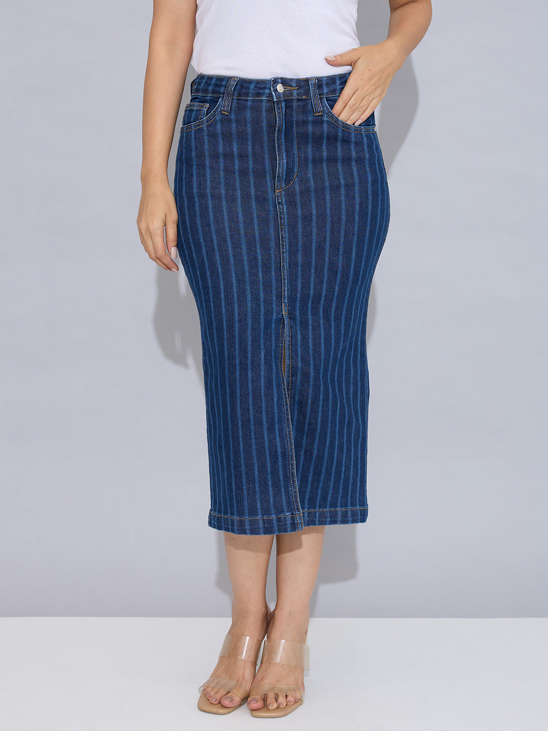 Razzle Slit Midi Skirt