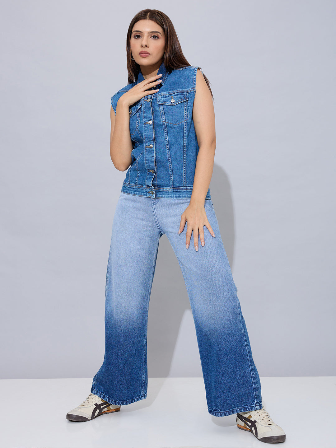 Denim Freedom Sleeveless Jacket