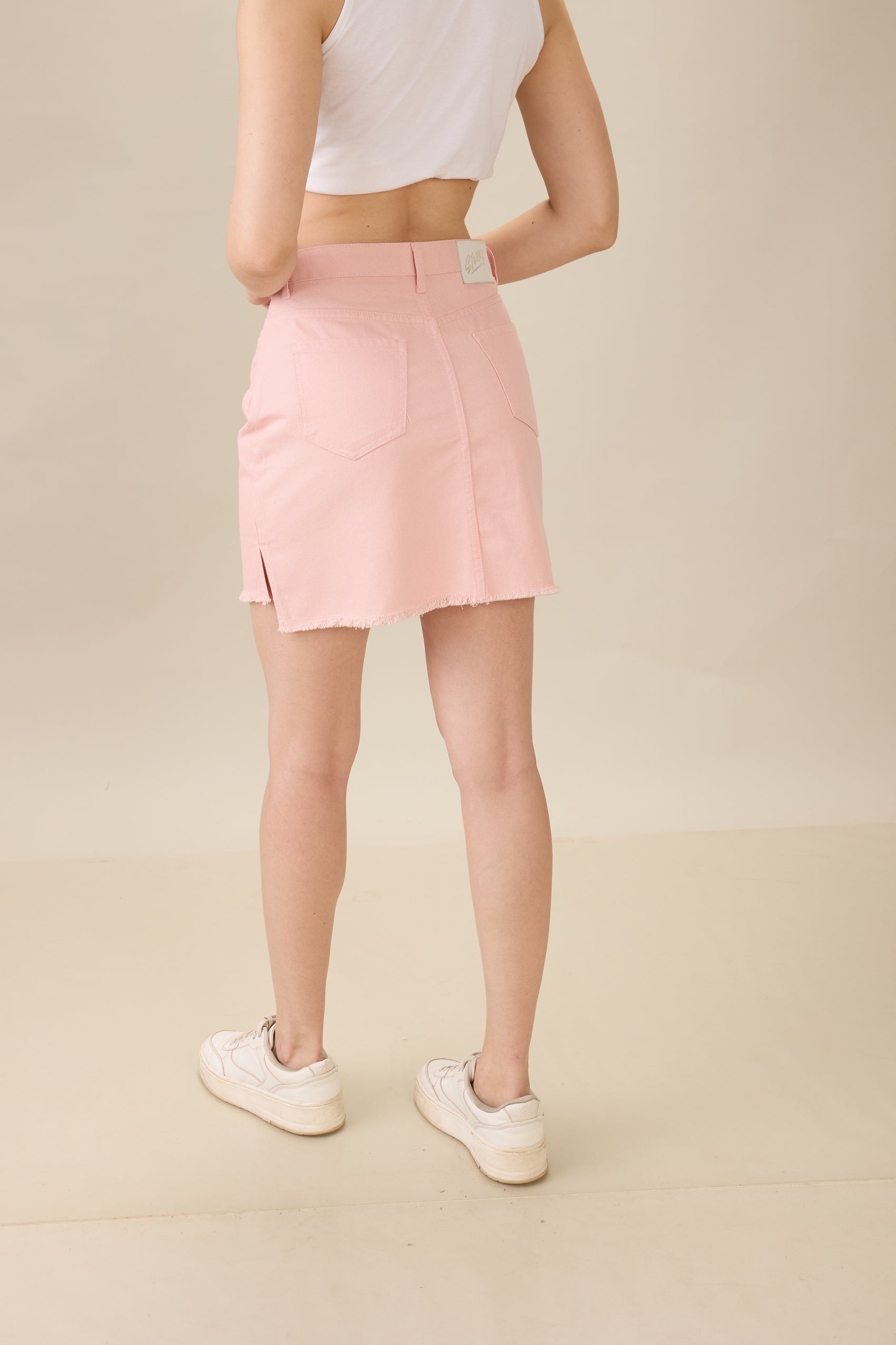Cotton Candy Cutoff Skirt