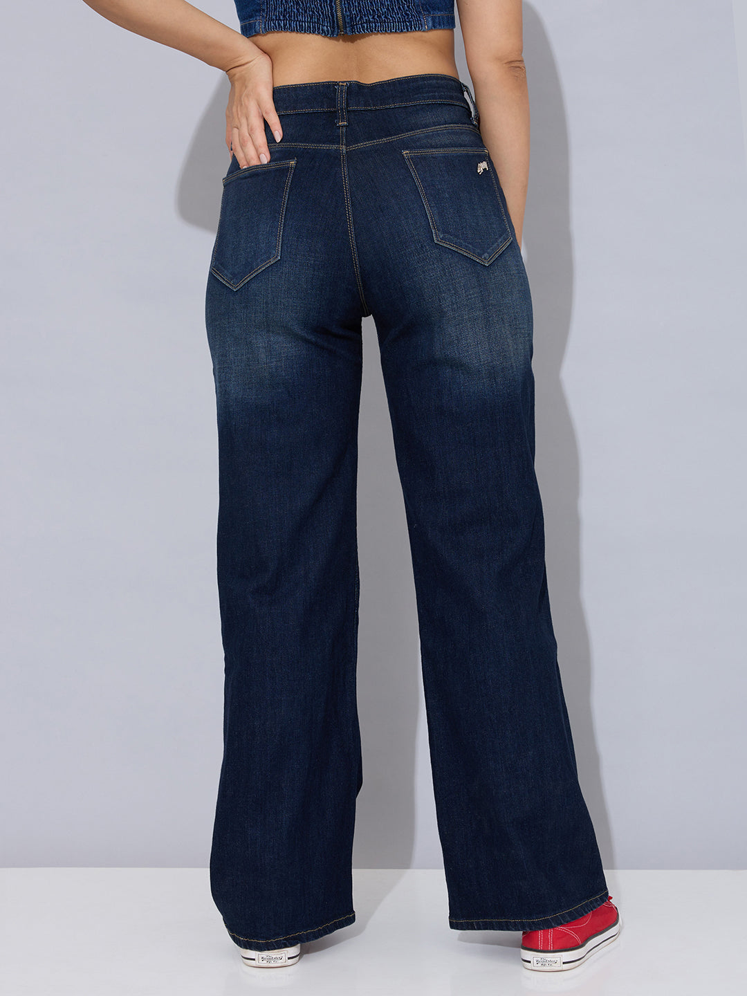 Starry Night Fit & Flare Jeans