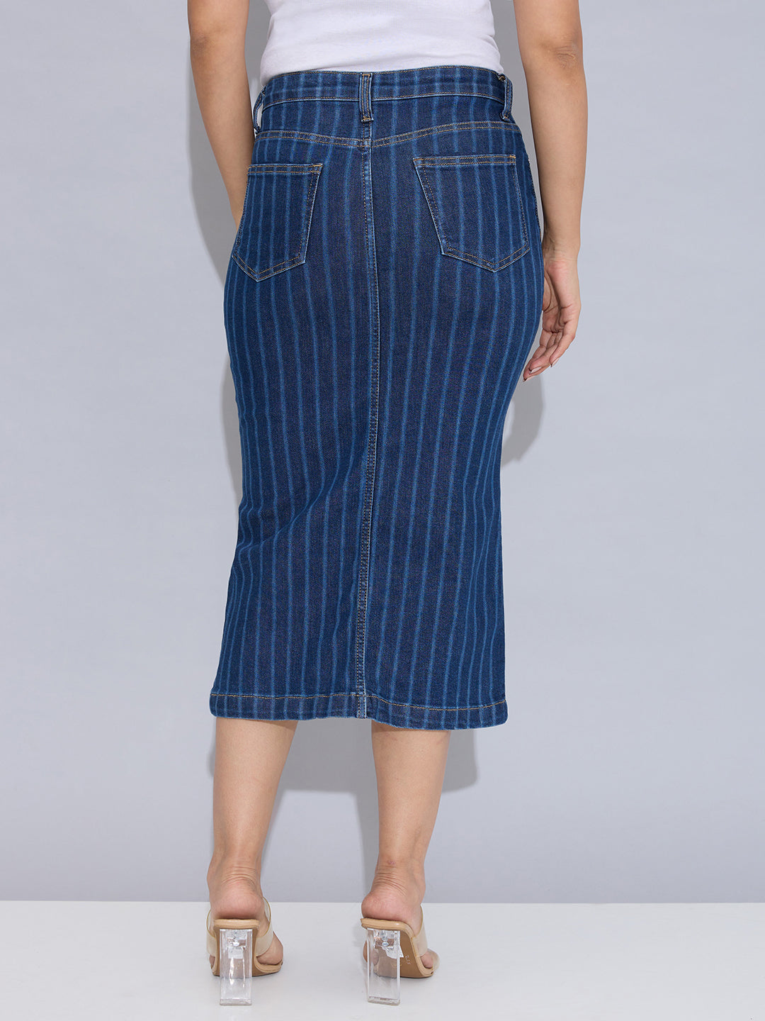 Razzle Slit Midi Skirt