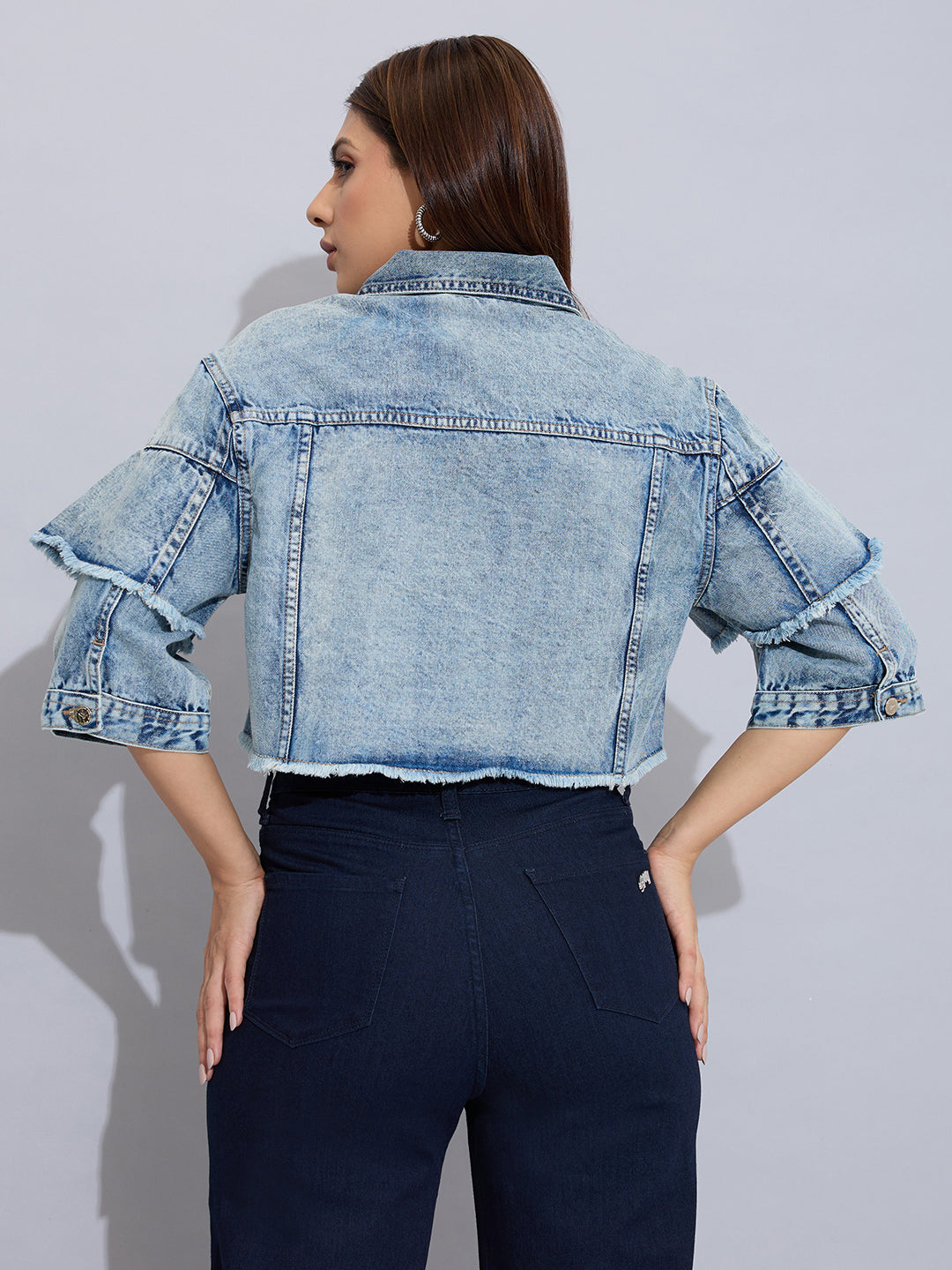Flounce Frenzy Crop Jacket