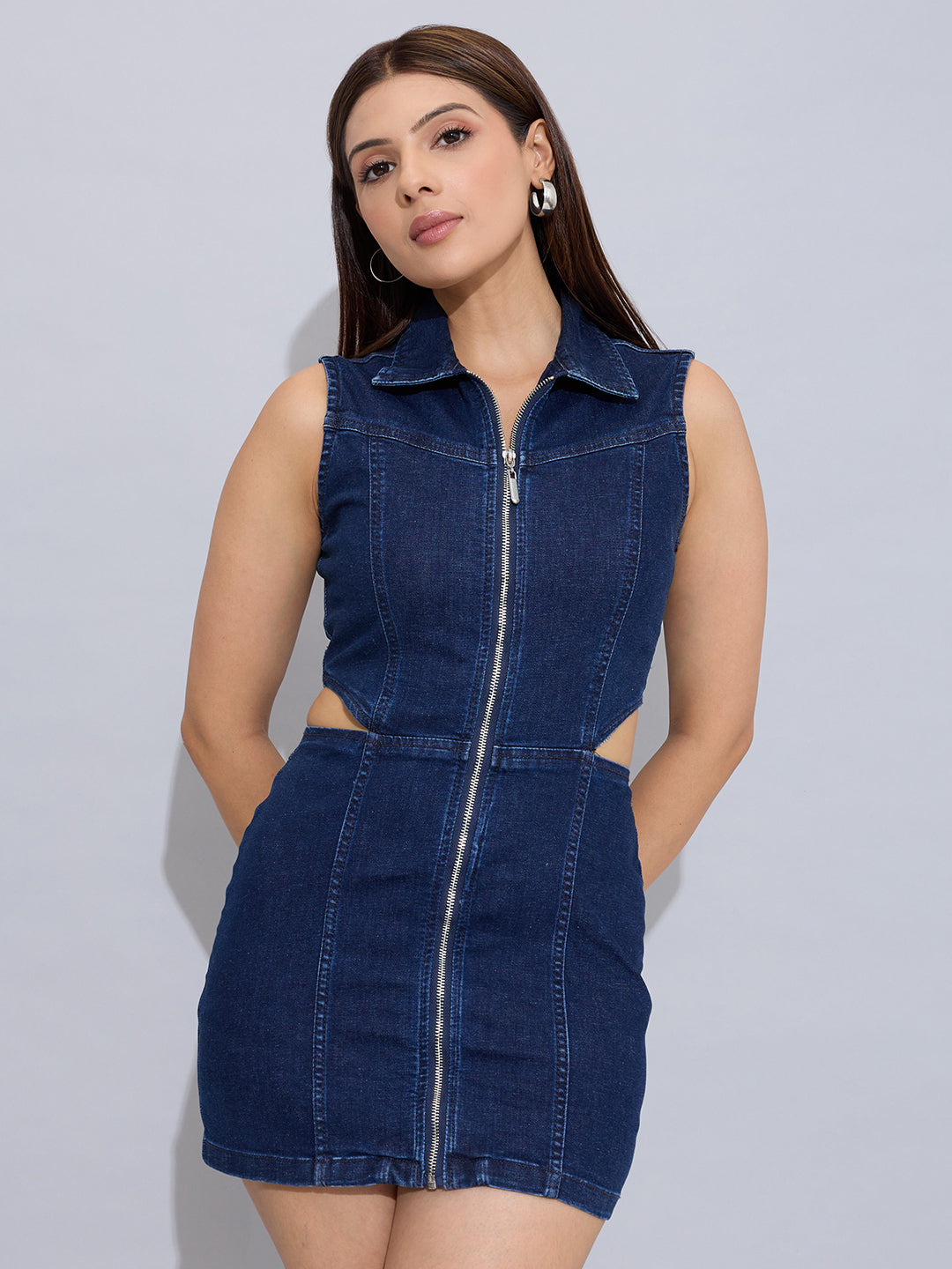 Chic Peek Mini Dress