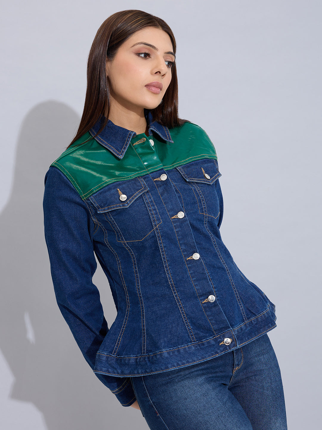 Green Haven Peplum Jacket