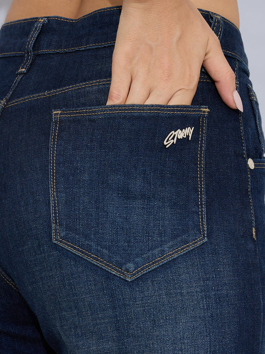Starry Night Fit & Flare Jeans