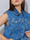 Denim Freedom Sleeveless Jacket