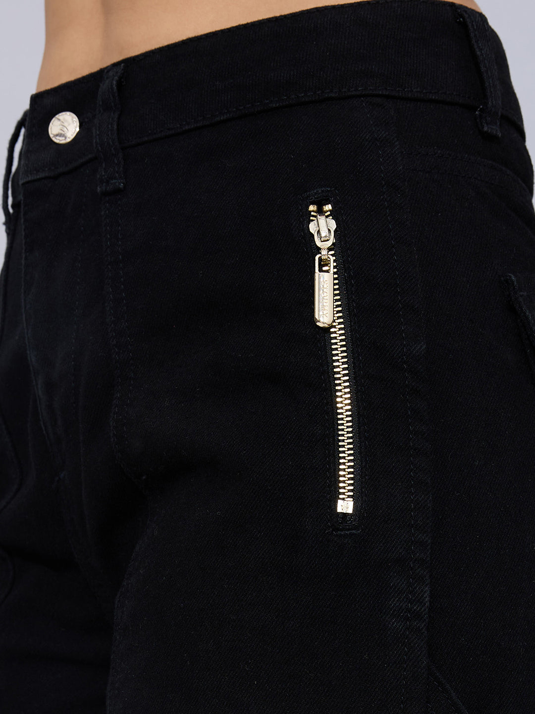 デニム・ジーパン GOLDEN  Woman Jeans Black GWP00844P00062590100 Women's black skinny jeans | Golden Goose