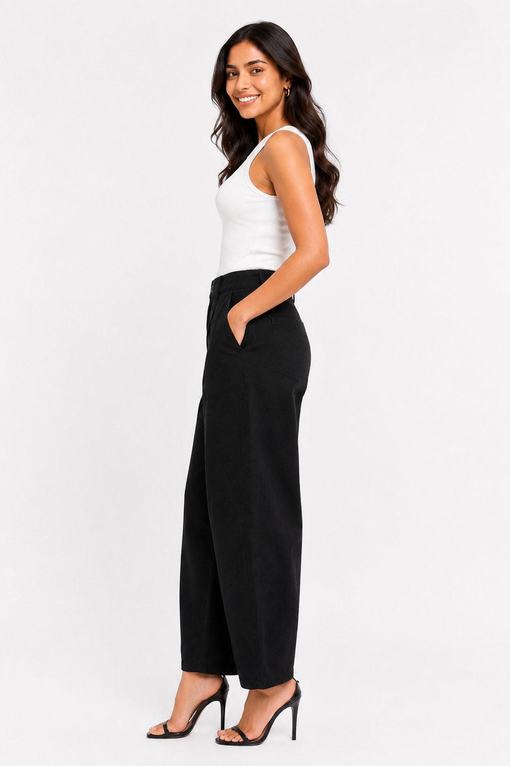 Noir Barrel Jean