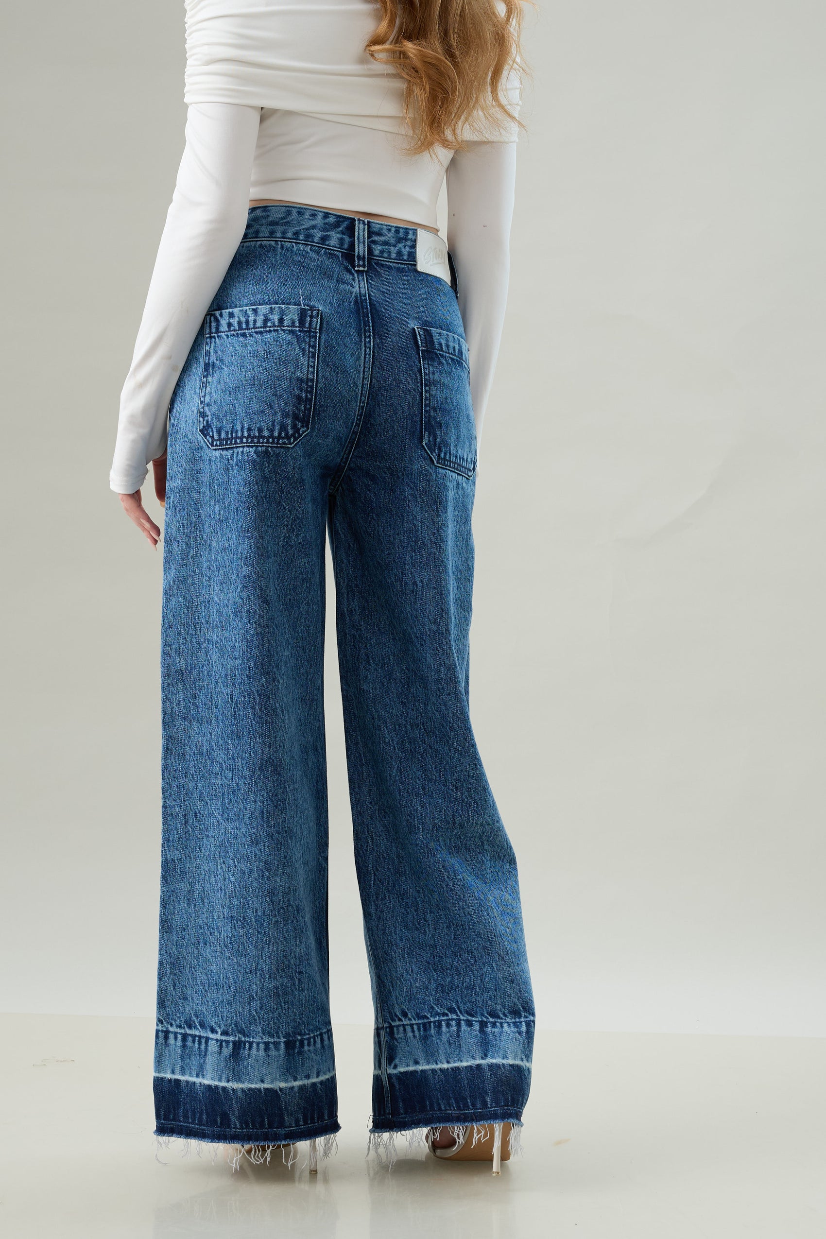 Retro Wave Wide-Leg Jeans