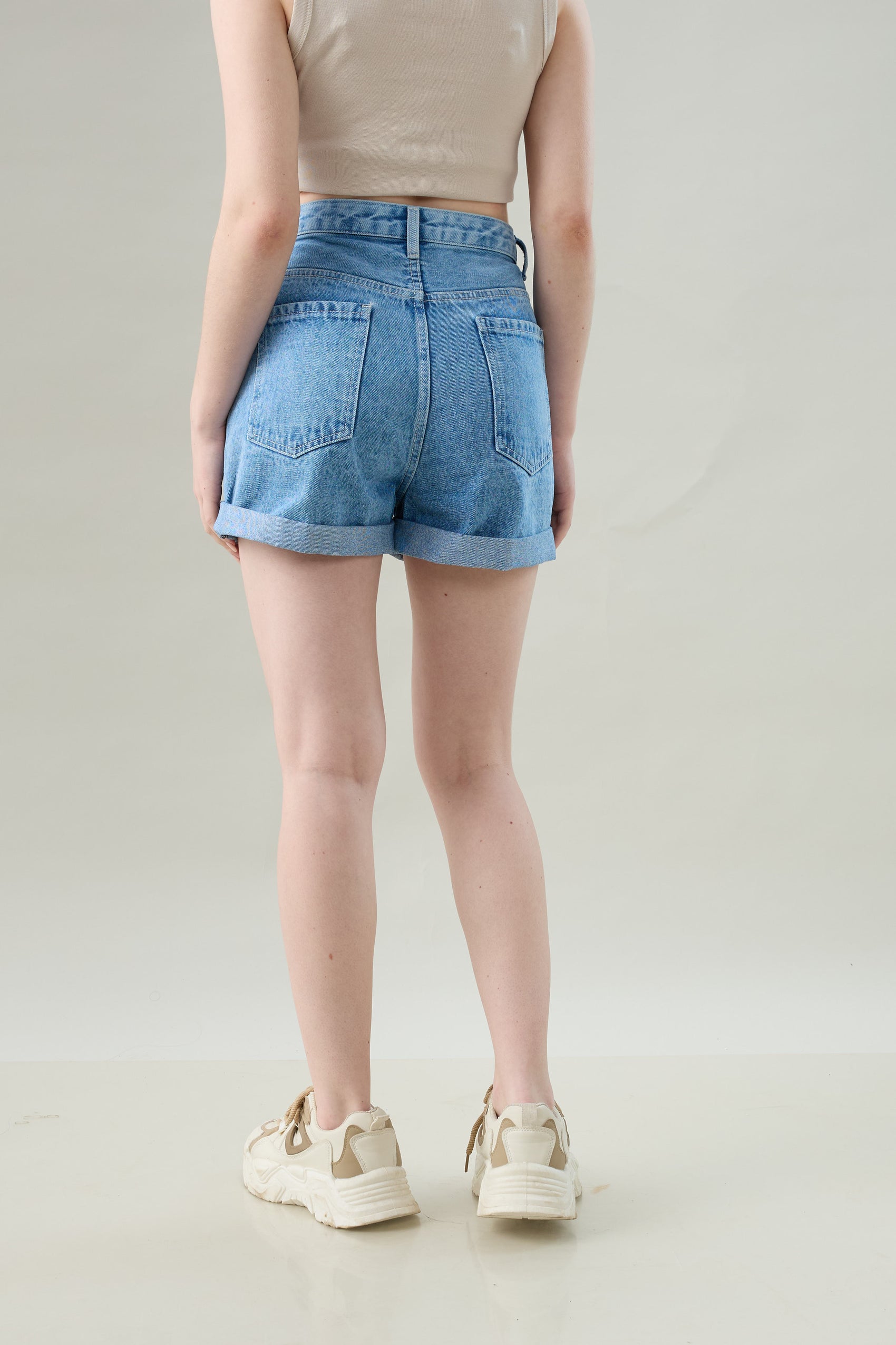 Downtown Blue Denim Shorts