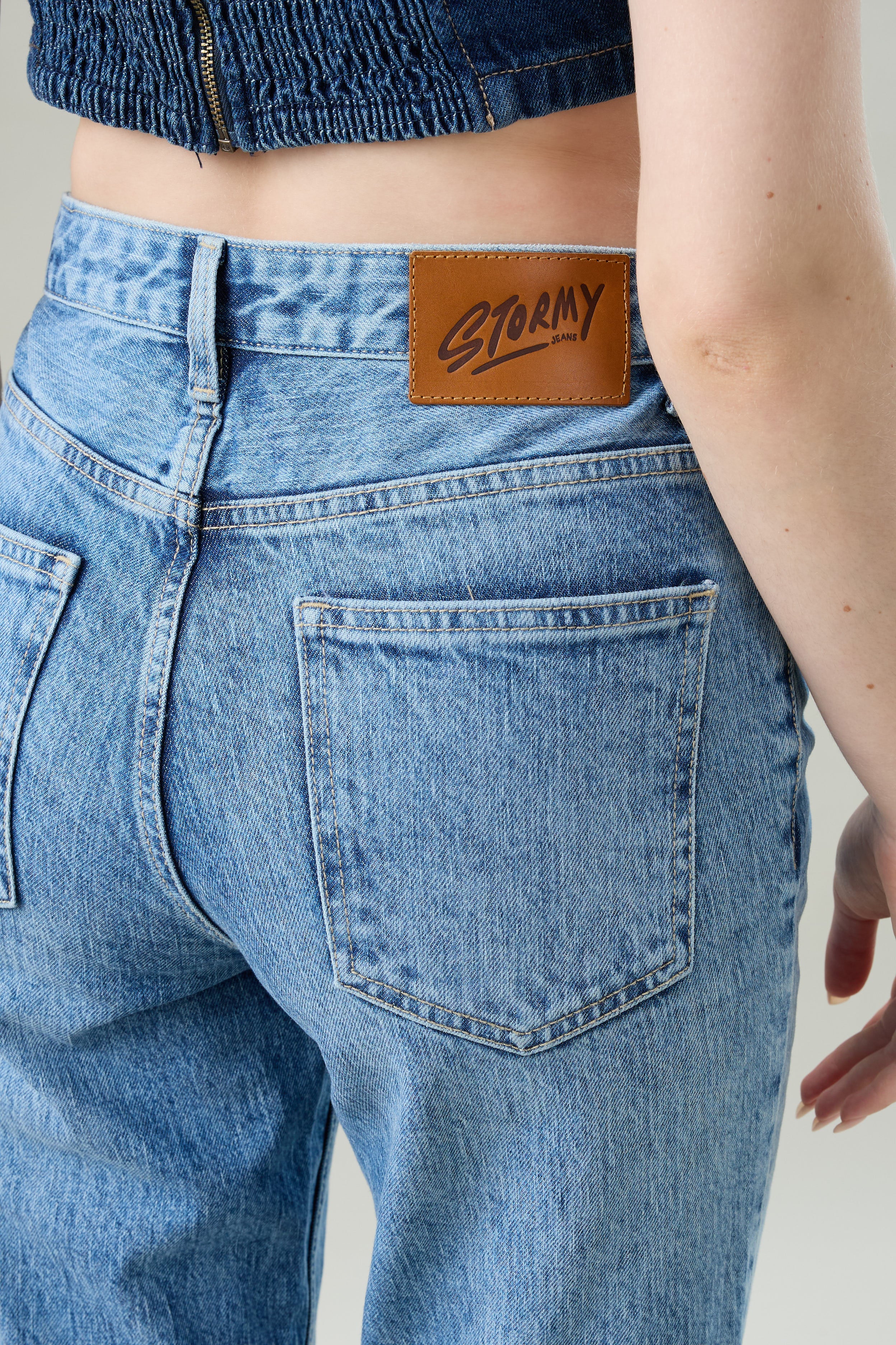 Timeless Blue Straight-Fit Denim